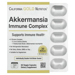 California Gold Nutrition, Akkermansia + Probiotics Immune Complex, 60 Veggie Capsules