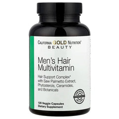 California Gold Nutrition, Beauty, Men's Hair Multivitamin, 120 Veggie Capsules - USA MEGA SHOP