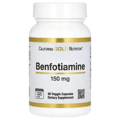 California Gold Nutrition, Benfotiamine with L-Leucine, 90 Veggie Capsules