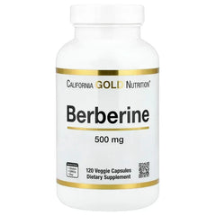 California Gold Nutrition, Berberine HCI, 500 mg, 120 Veggie Capsules