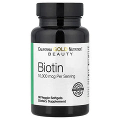 California Gold Nutrition, Biotin, 10,000 mcg, 90 Veggie Softgels