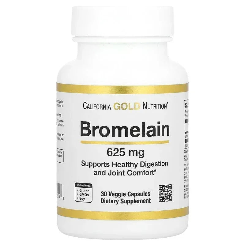 California Gold Nutrition, Bromelain, 625 mg