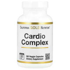California Gold Nutrition, Cardio Complex with CardioAmino Blend, CardioPhyto Blend and Coenzyme Q10, 180 Veggie Capsules