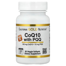 CoQ10 with PQQ veggie softgel bottle, 100 mg, 60 count dietary supplement