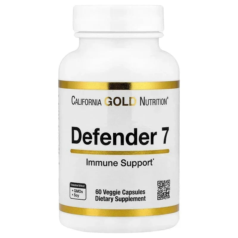 California Gold Nutrition, Defender 7, with A, C, D3, B6, Zinc, Selenium & Beta-Glucan