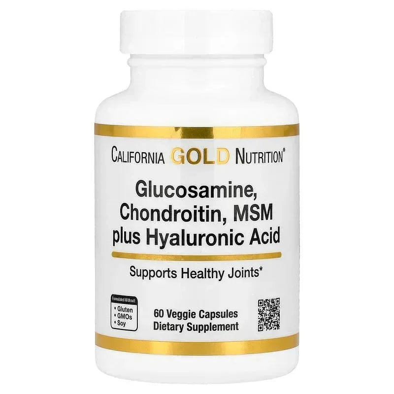 California Gold Nutrition, Glucosamine, Chondroitin, MSM plus Hyaluronic Acid