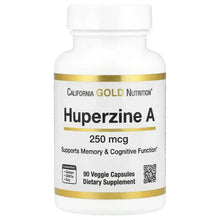 Huperzine A 250 mcg veggie capsule supplement bottle