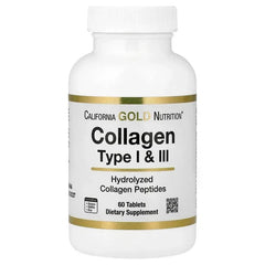 California Gold Nutrition, Hydrolyzed Collagen Type I & III