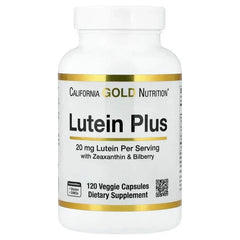California Gold Nutrition, Lutein Plus with Bilberry Powder and Zeaxanthin, 120 Veggie Capsules - USA MEGA SHOP
