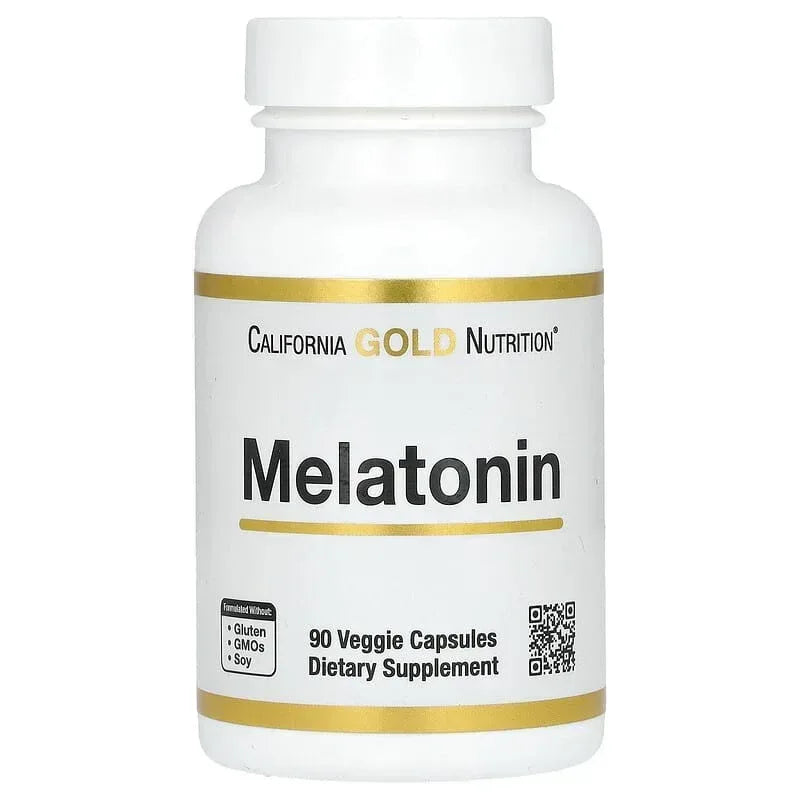 California Gold Nutrition, Melatonin, 3 mg, 90 Veggie Capsules