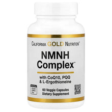 California Gold Nutrition NMNH Complex supplement bottle, 60 veggie capsules label front