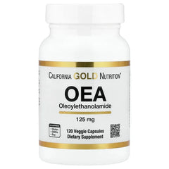 California Gold Nutrition, OEA Oleoylethanolamide, 125 mg, 120 Veggie Capsules - USA MEGA SHOP
