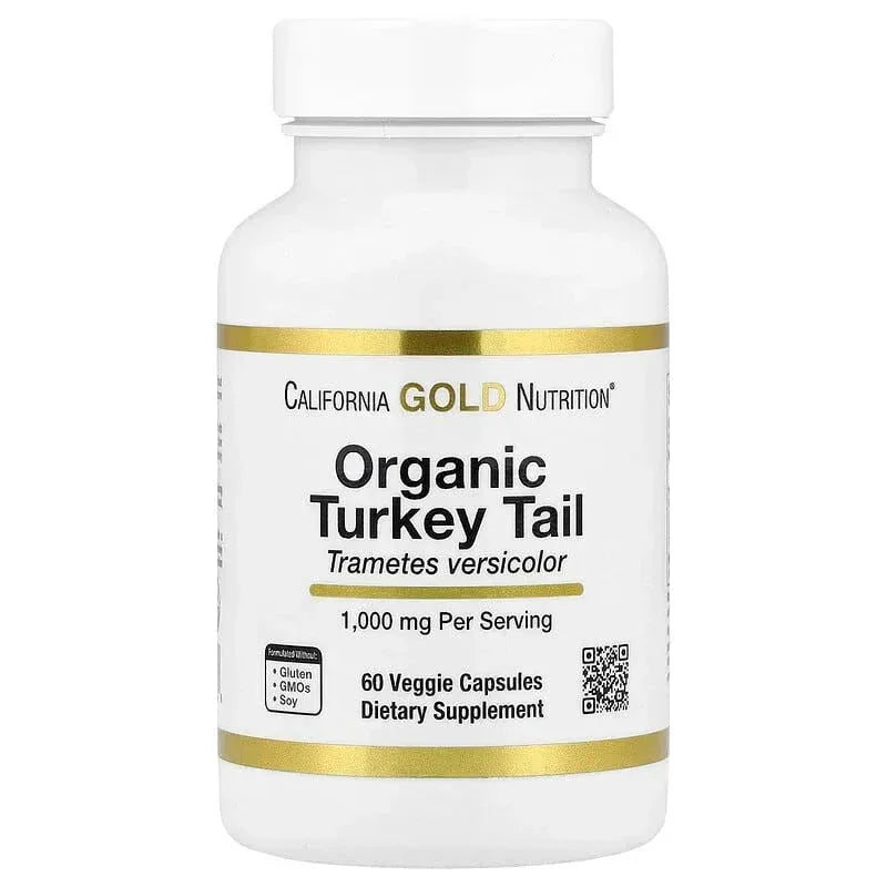 California Gold Nutrition, Organic Mushroom, 60 Veggie Capsules (0.5 g per Capsule) - USA MEGA SHOP