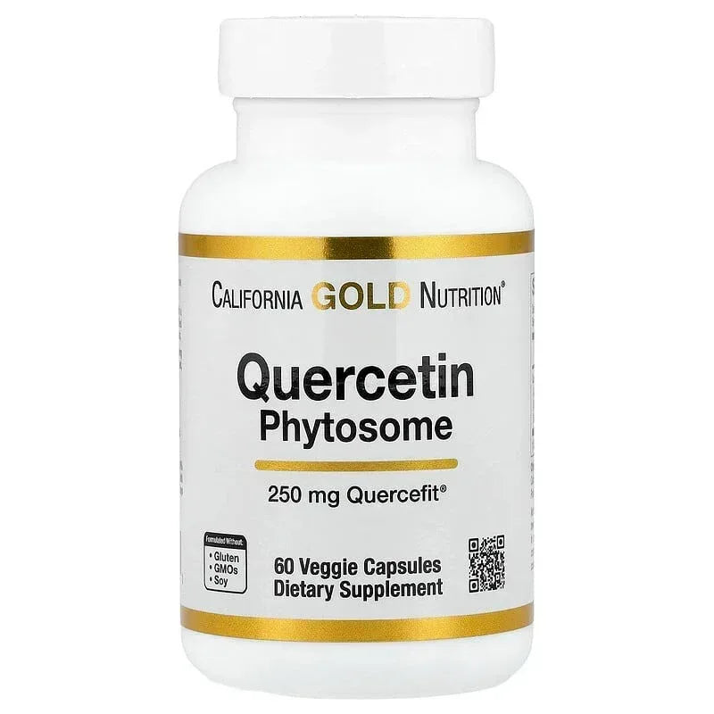 California Gold Nutrition, Quercetin Phytosome Quercefit®, 250 mg, 60 Veggie Capsules