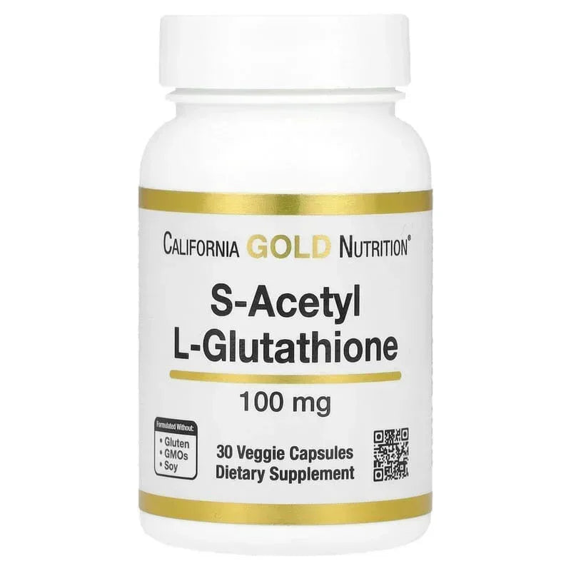 California Gold Nutrition, S-Acetyl L-Glutathione, 100 mg
