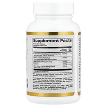Supplement bottle back label with Supplement Facts and ingredient details