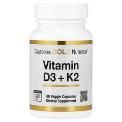 California Gold Nutrition, Vitamin D3 + K2