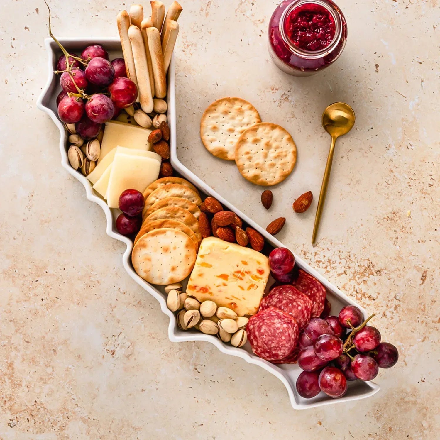 Lark Porcelain State-Shaped Bake & Serve Dish, Choose State