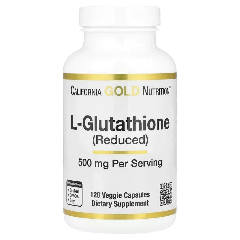 California Gold Nutrition, L-Glutathione (Reduced), 500 mg