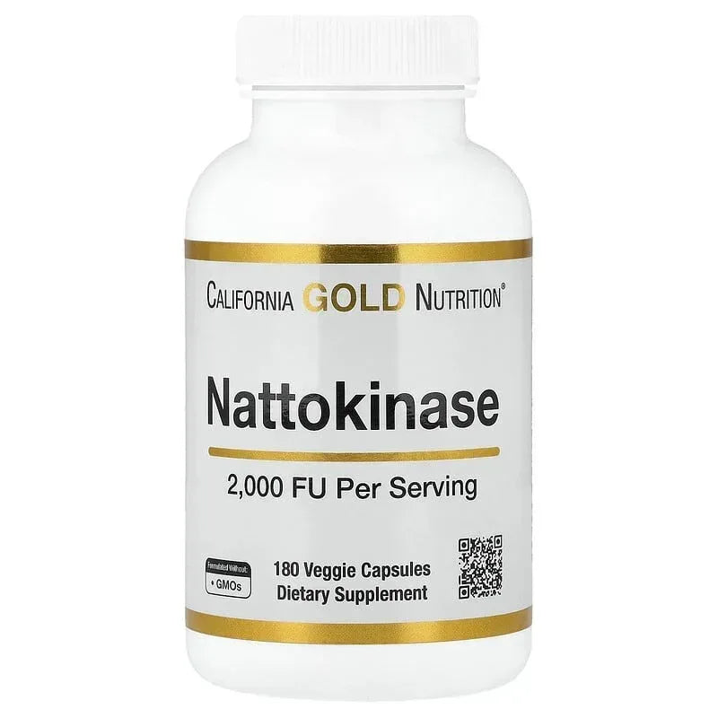 California Gold Nutrition, Nattokinase, Proteolytic Enzyme, 2,000 FUs