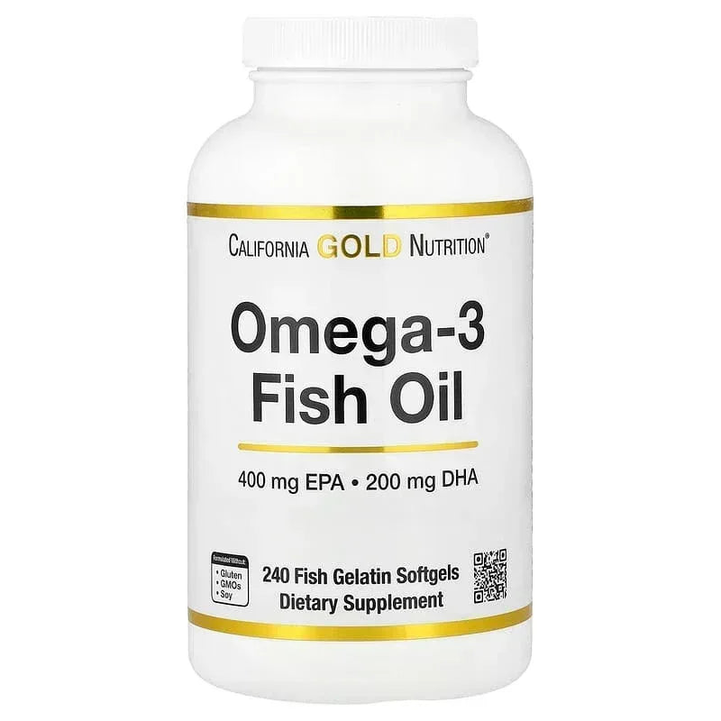 California Gold Nutrition, Omega-3 Fish Oil, Vivomega Triglyceride, 1,000 mg, Fish Gelatin Softgels