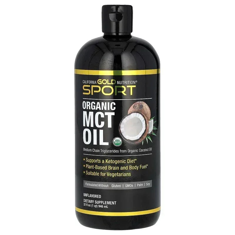 California Gold Nutrition, Sport, Organic MCT Oil, Unflavored