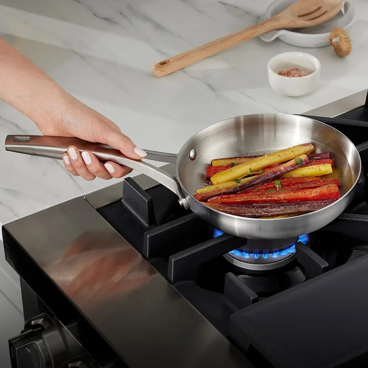 Calphalon Premier 12-Piece Triply Stainless Steel Cookware Set