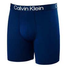 Men's boxer briefs, dark blue, elastic waistband with Calvin Klein logo