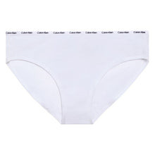 Calvin Klein youth bikini underwear in white with Calvin Klein logo waistband