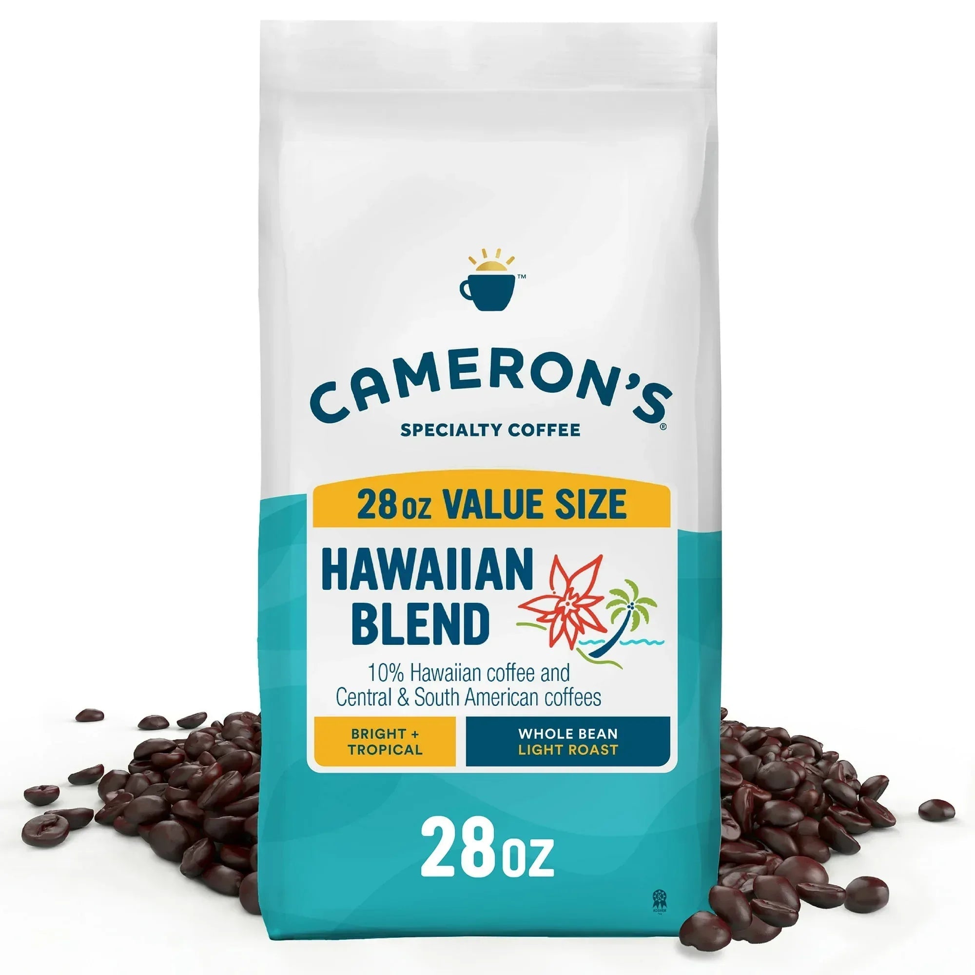 Cameron's Coffee Donut Shop Medium Roast Whole Bean Coffee - 28 oz