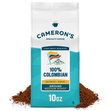 Cameron’s ground medium roast Colombian coffee bag, 10 oz