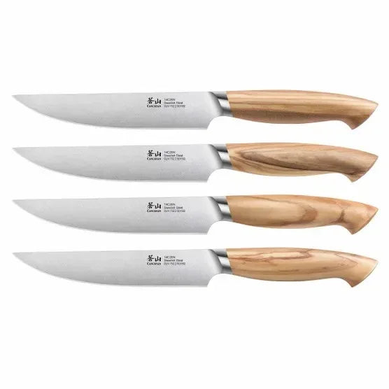 Cangshan Oliv Series Swedish Steel 4-piece Steak Knife Set