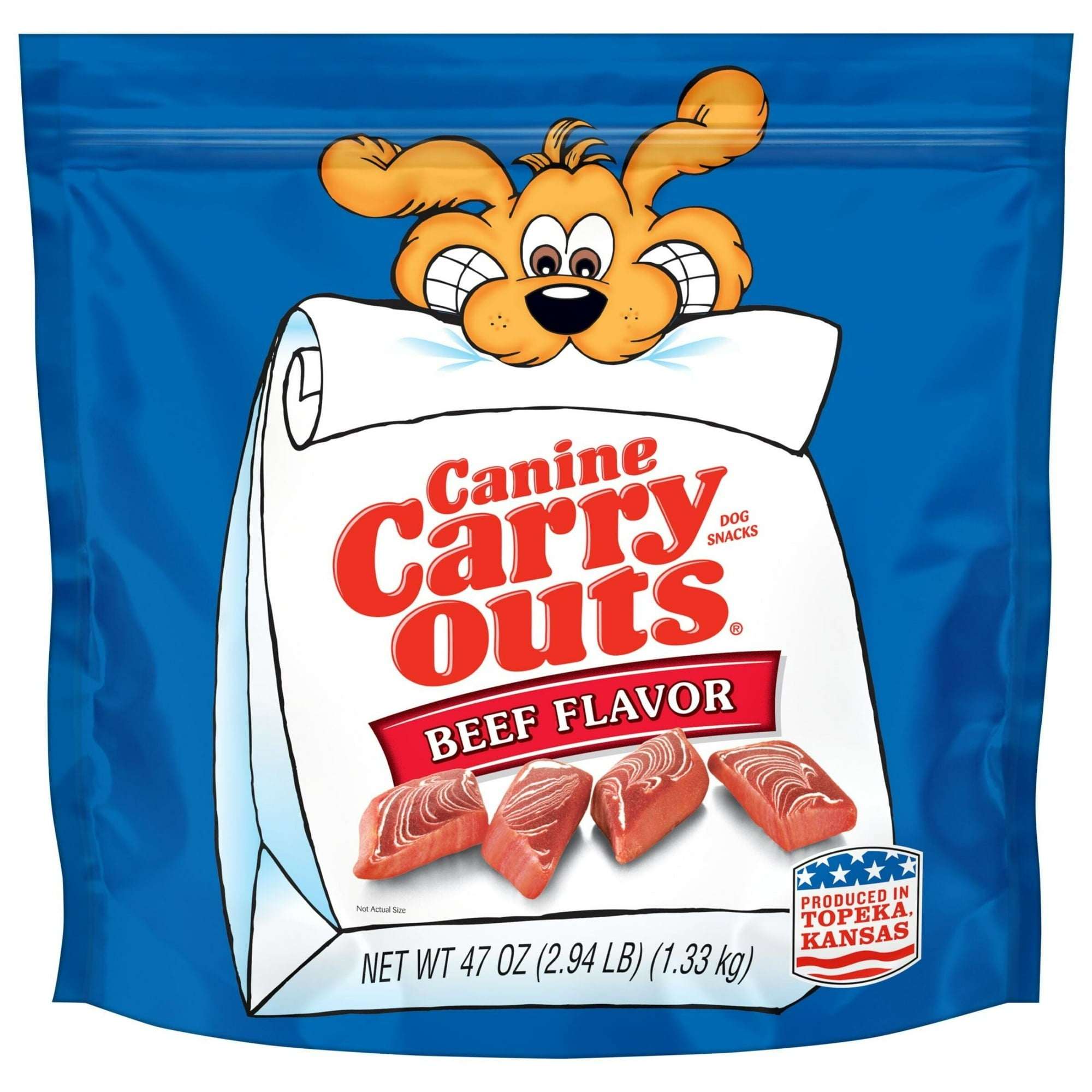 Canine Carry Outs Beef Flavor Dog Treats
