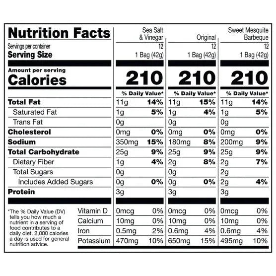 Cape Cod Kettle Cooked Potato Chips, Variety Pack, 1.5 oz, 36-count - USA MEGA SHOP