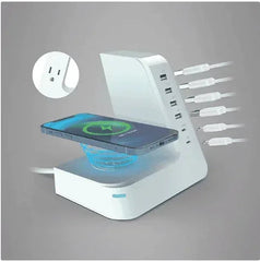 Atomi 20W Qi Wireless Charging Multiport Charge Tower