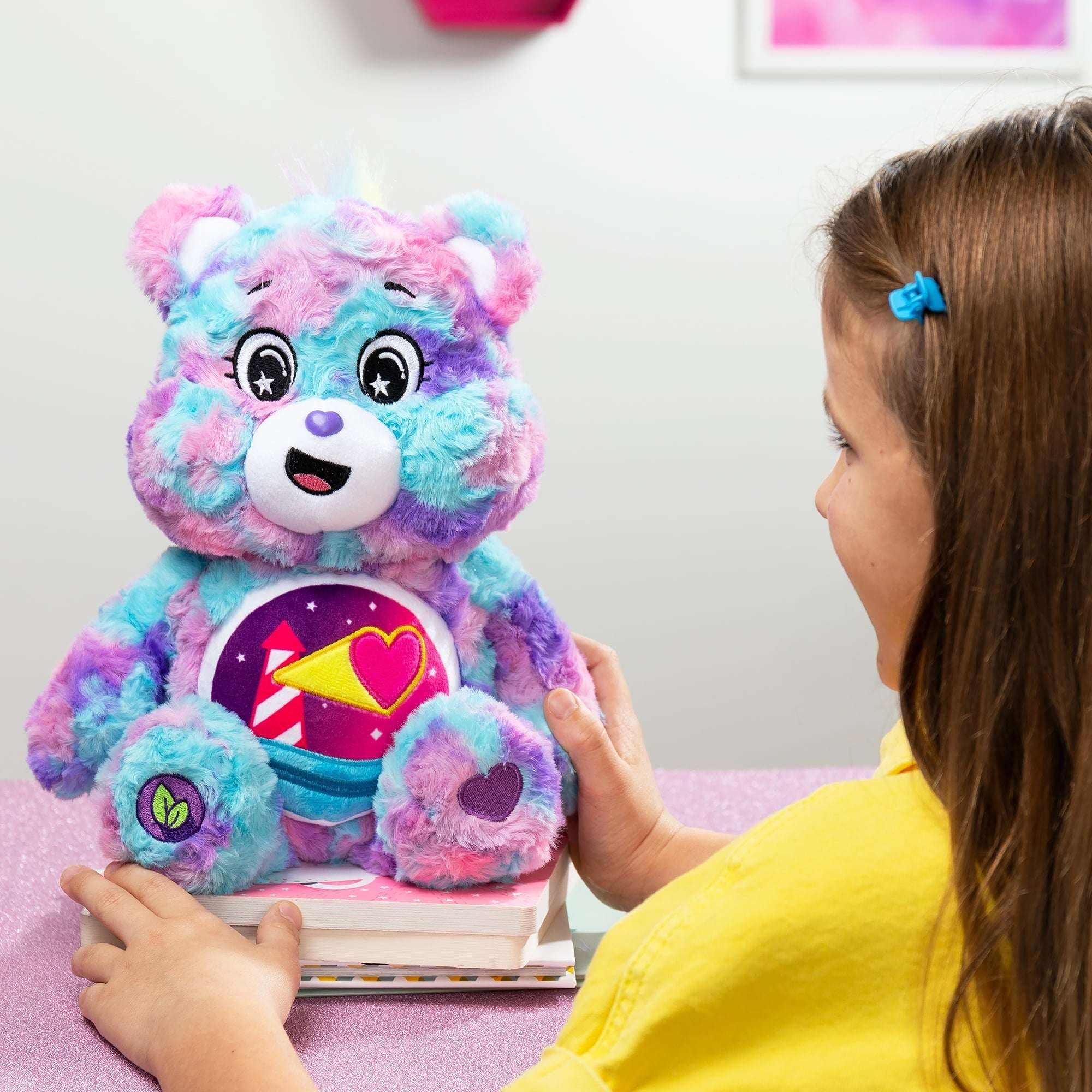 Care Bears - 14" Medium Plush - Color Splash Collection, For Ages 4 Years and Up