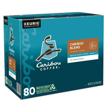 KEURIG K-Cup pod box, Caribou Blend medium roast, front view