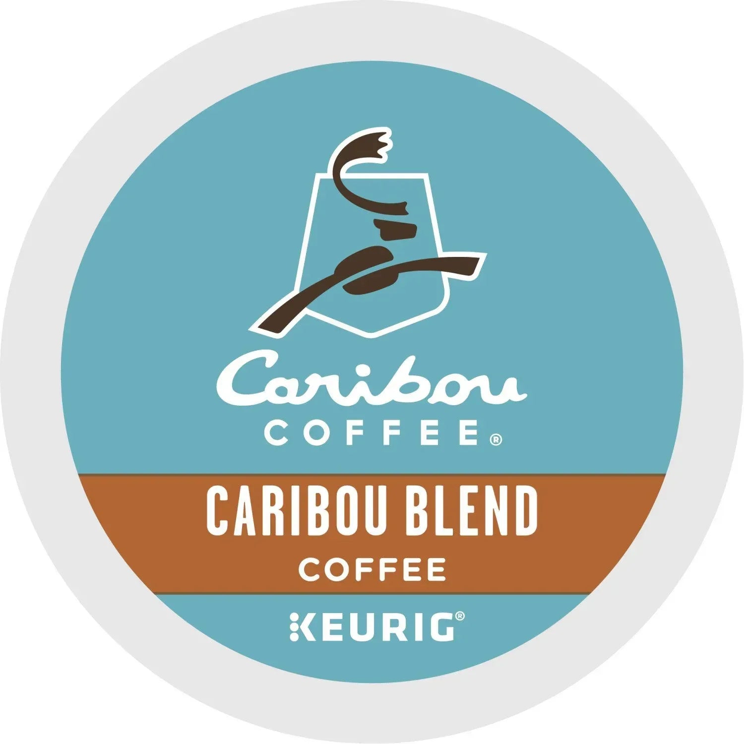 Caribou Coffee Medium Roast K-Cup Pod, Caribou Blend, 80 ct.