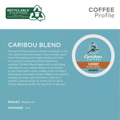 Caribou Coffee Medium Roast K-Cup Pod, Caribou Blend, 80 ct. - USA MEGA SHOP