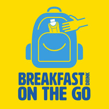 Breakfast Essentials breakfast on the go drink icon on carton label