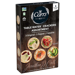 Carr's Table Water Crackers, Variety Pack, 25.5 oz - USA MEGA SHOP