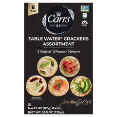 Carr's Table Water Crackers, Variety Pack, 25.5 oz - USA MEGA SHOP