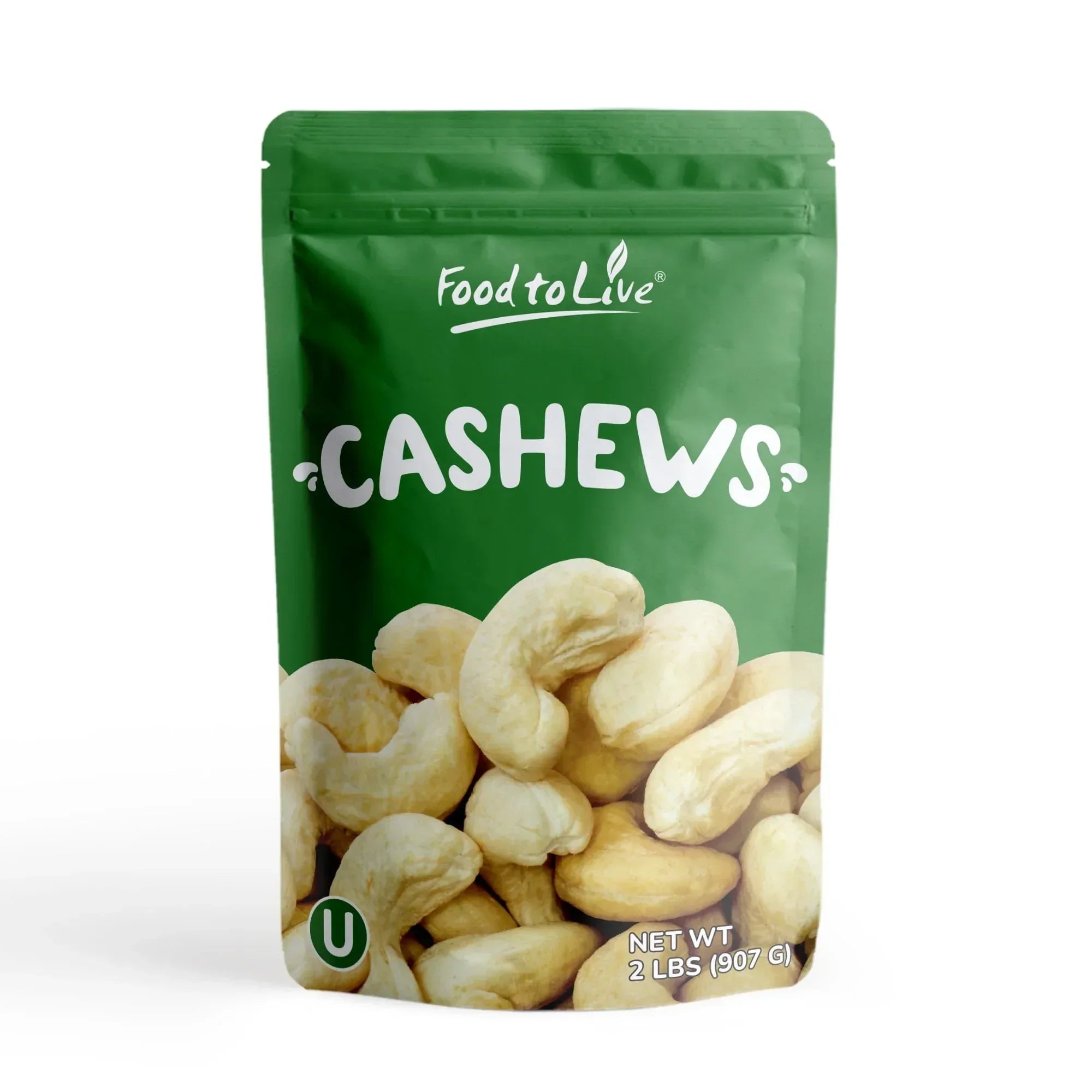 Cashew Nuts, 1 Pound – Non-GMO Verified, Large Size W240, Unsalted, Kosher