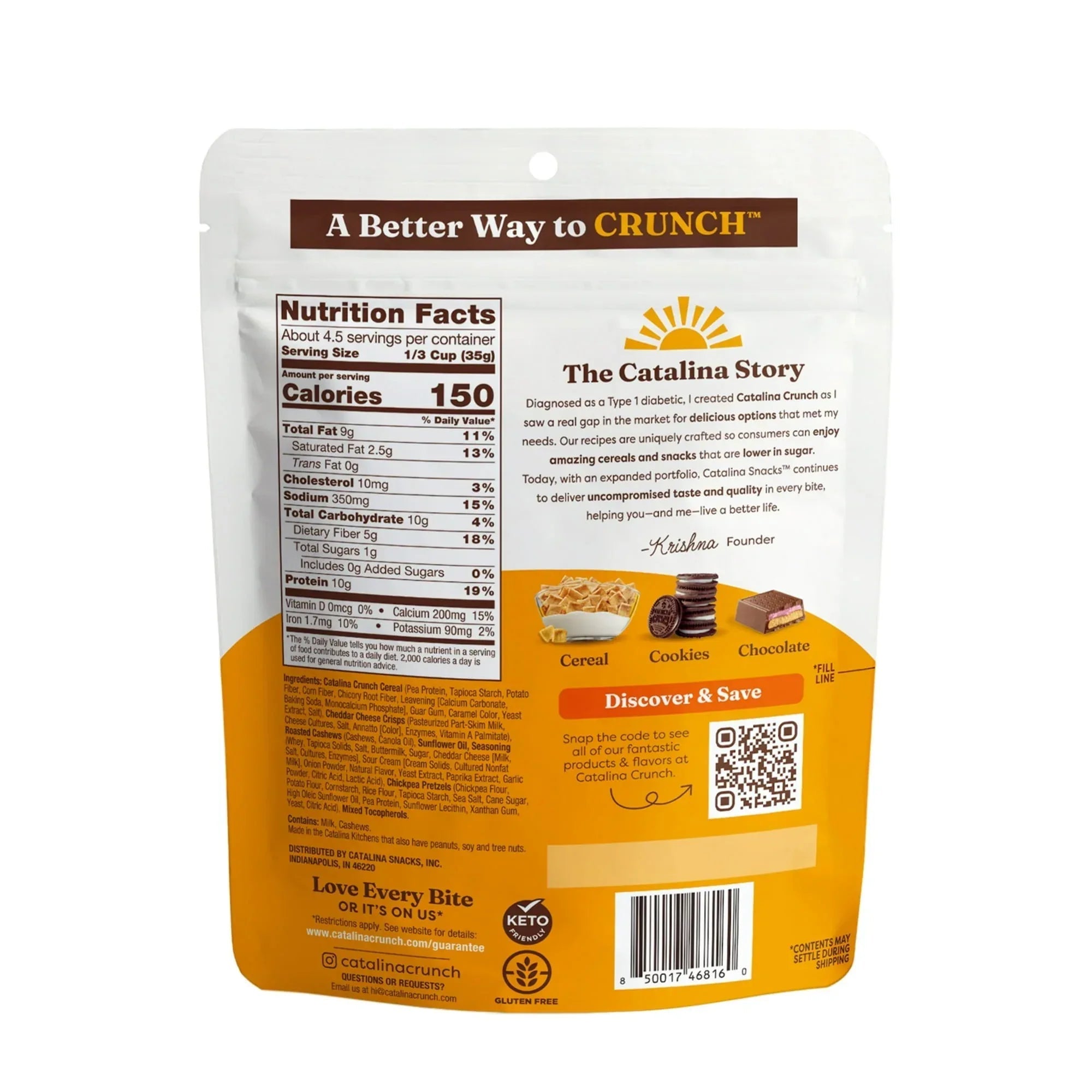 Catalina Crunch Protein Snack Mix, 5.25 oz