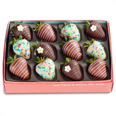 Celebration Chocolate Covered Strawberries, 12 ct. - USA MEGA SHOP