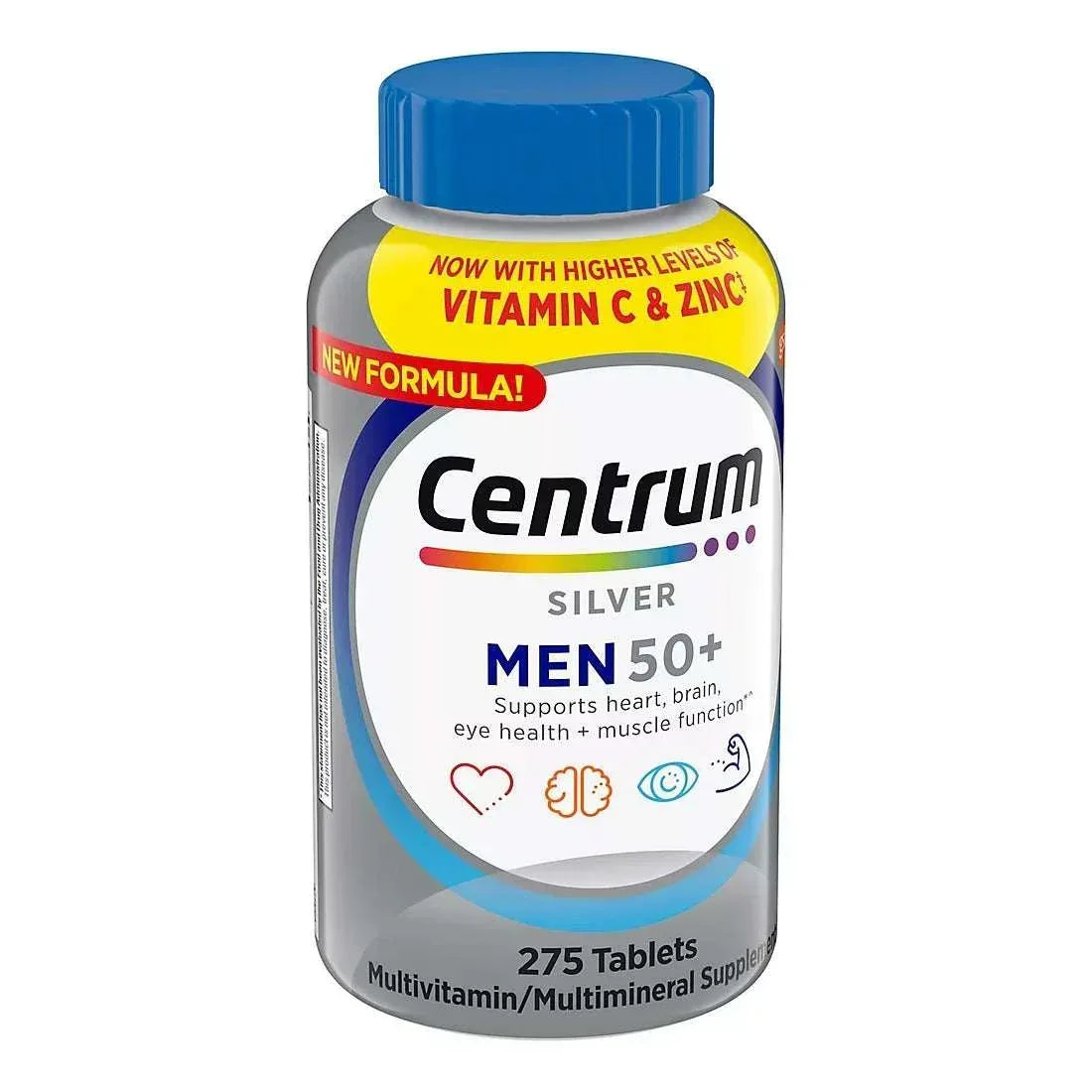 Centrum Silver Men’s Multivitamin and Multimineral Supplement Tablets, 275 Count