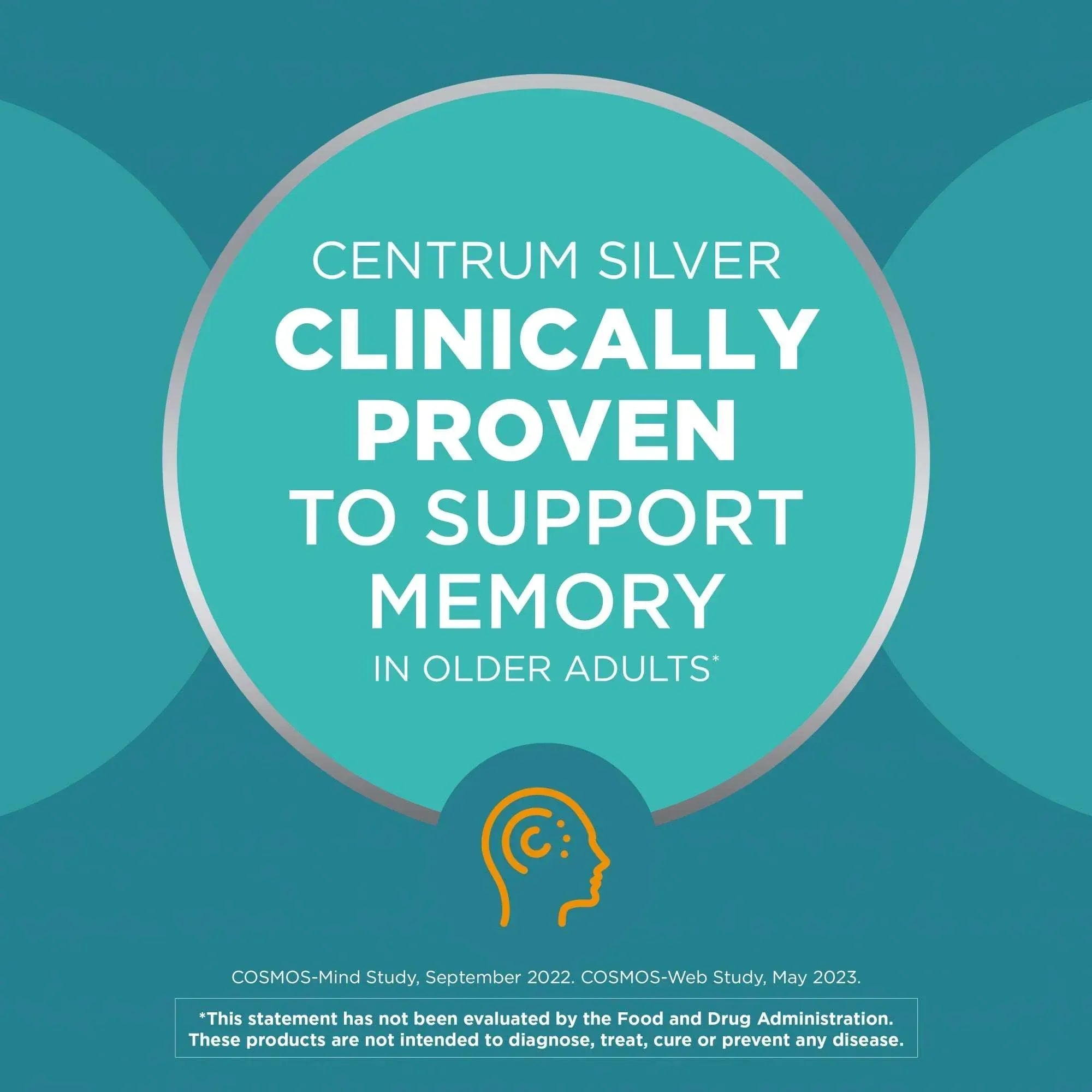 Centrum Silver Womens 50 Plus Multivitamin With Vitamin B, C, D3 & E, 100 Count