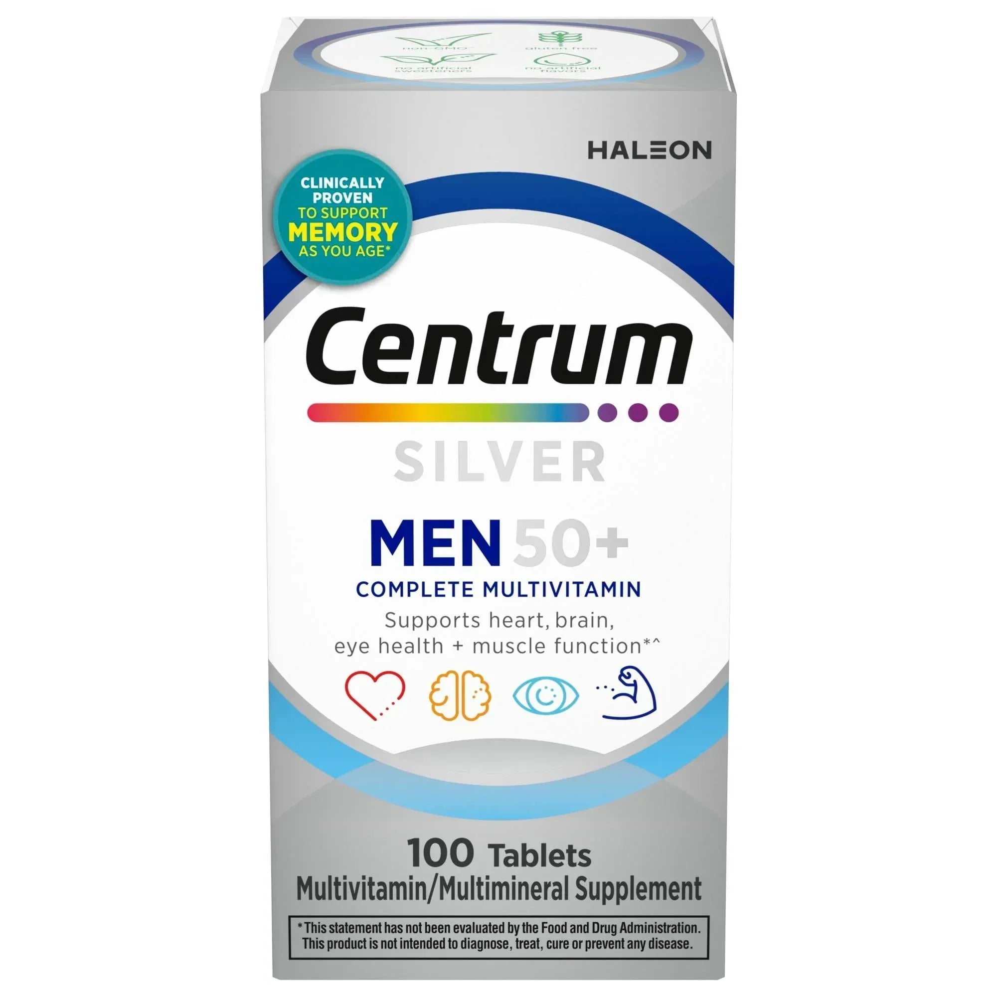 Centrum Silver Mens 50 Plus Multivitamin With Vitamin B & D3