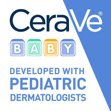 CeraVe Baby developed with pediatric dermatologists branding graphic