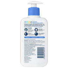 Baby moisturizing lotion pump bottle with rear label, CeraVe Baby